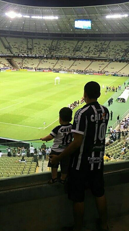 Pai e filho alvinegro