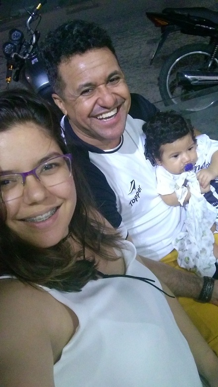 Bruna e Welington bebê Juan