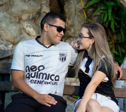 Vitória e Felipe Junior