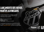 Uniforme novo será conhecido em transmissão ao vivo da Vozão TV