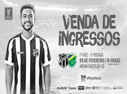 Ingressos para a partida entre Ceará e Altos/PI já estão disponíveis nas lojas Sou Mais Ceará