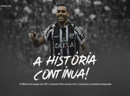 Artilheiro do Vovô na Série B, Elton renova contrato com o Ceará