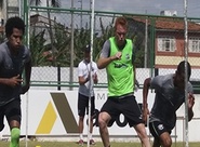 Treino físico na manhã dessa segunda-feira(15/08)