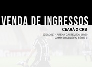 8083 ingressos já foram vendidos para partida entre Ceará e CRB