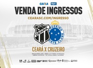 Ceará x Cruzeiro: Confira informações sobre a venda de ingressos