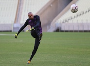 Técnico Marcelo Chamusca comanda treino fechado na Arena Castelão