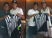 Fernando Henrique presenteia amigo Thiago Silva com camisa do Vozão