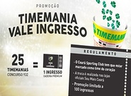 Troque aposta da Timemania por ingresso para Ceará x Luverdense (Série B)