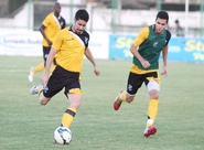 Grupo encerrou a preparação para jogo de amanhã com treino coletivo