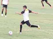 Ricardinho encerrou a preparação para o jogo contra o Tiradentes
