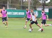 SPFCxCSC: Na manhã deste sábado, 25/08, Lisca comandou treino apronto no CT do Palmeiras