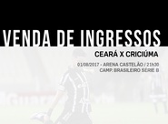Ceará mantém ingressos promocionais para partida contra Criciúma