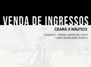 Ceará x Náutico: Confira informações sobre a venda de ingressos