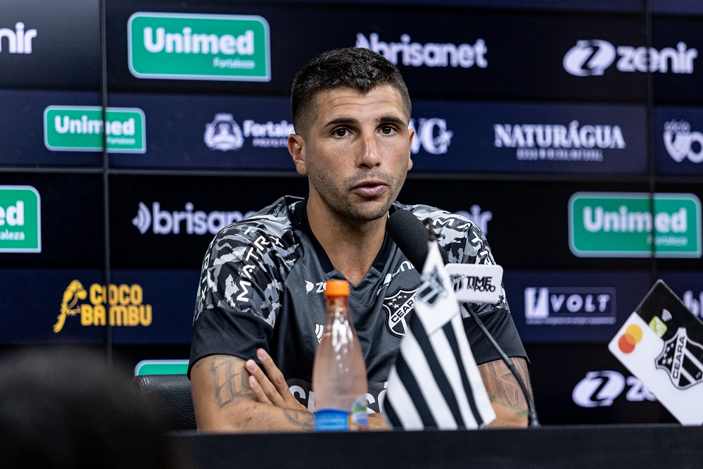 Após marcar seu primeiro gol com a camisa do Ceará, Lucas Mugni prega respeito contra o Amazonas