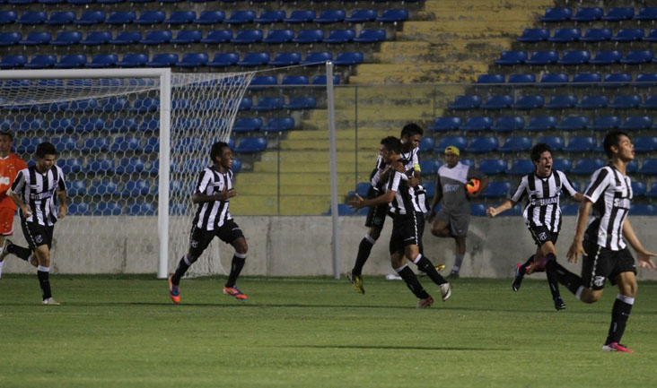 Com gol de placa, Sub-17 do Ceará arranca empate contra o Cruzeiro/MG e avança