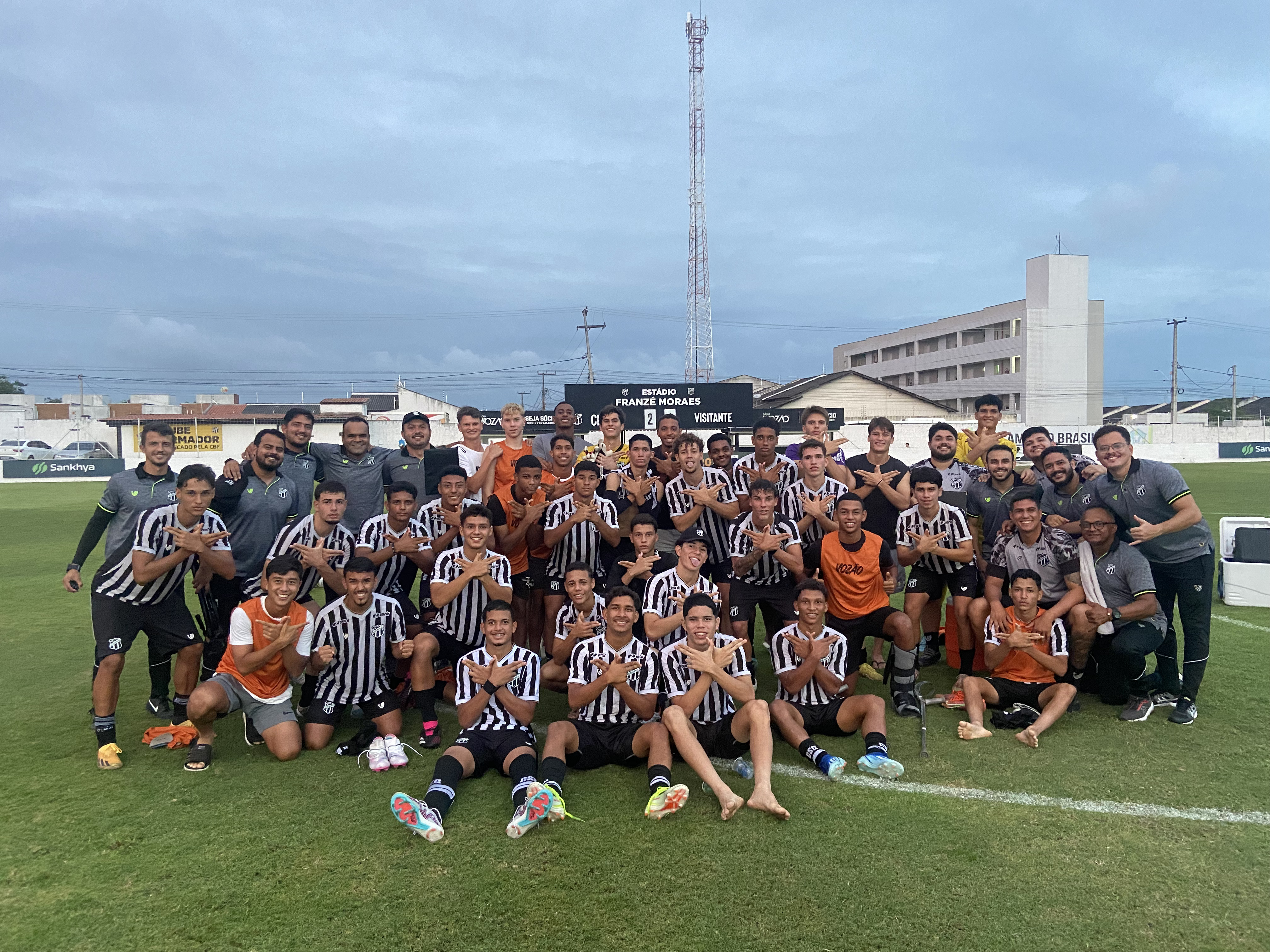 Sub-17: De virada, Vozão vence o Floresta por 2 a 1 e conclui a primeira fase na liderança do Cearense