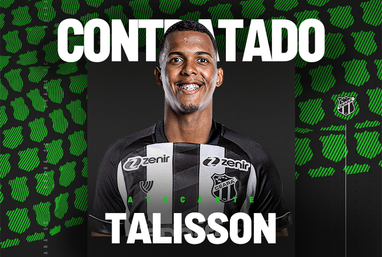 Contratação: Talisson é o mais novo reforço para o setor ofensivo do Ceará