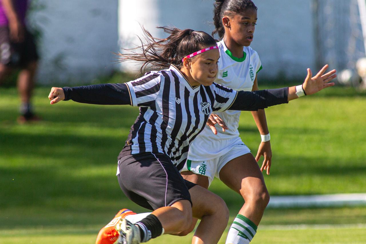 Fut. Feminino Sub-17: Na segunda rodada do Brasileiro, Ceará empata em 1x1 com o América/MG