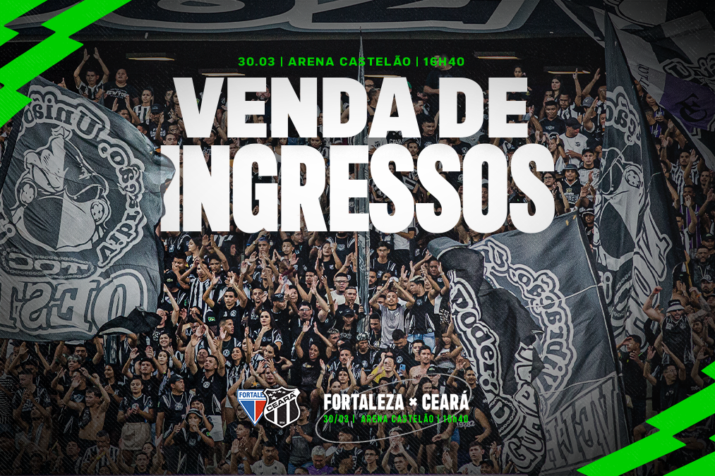 Iniciada a venda de ingressos para o primeiro jogo da decisão do Campeonato Cearense 2024
