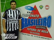 Representante alvinegro obtém sua melhor marca no Futebol de Mesa
