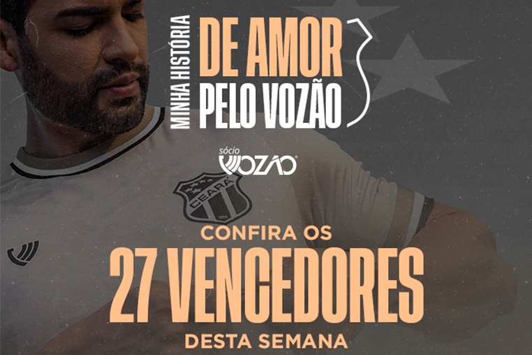 Conheça os 27 ganhadores desta semana no concurso “Minha história de amor pelo Vozão”
