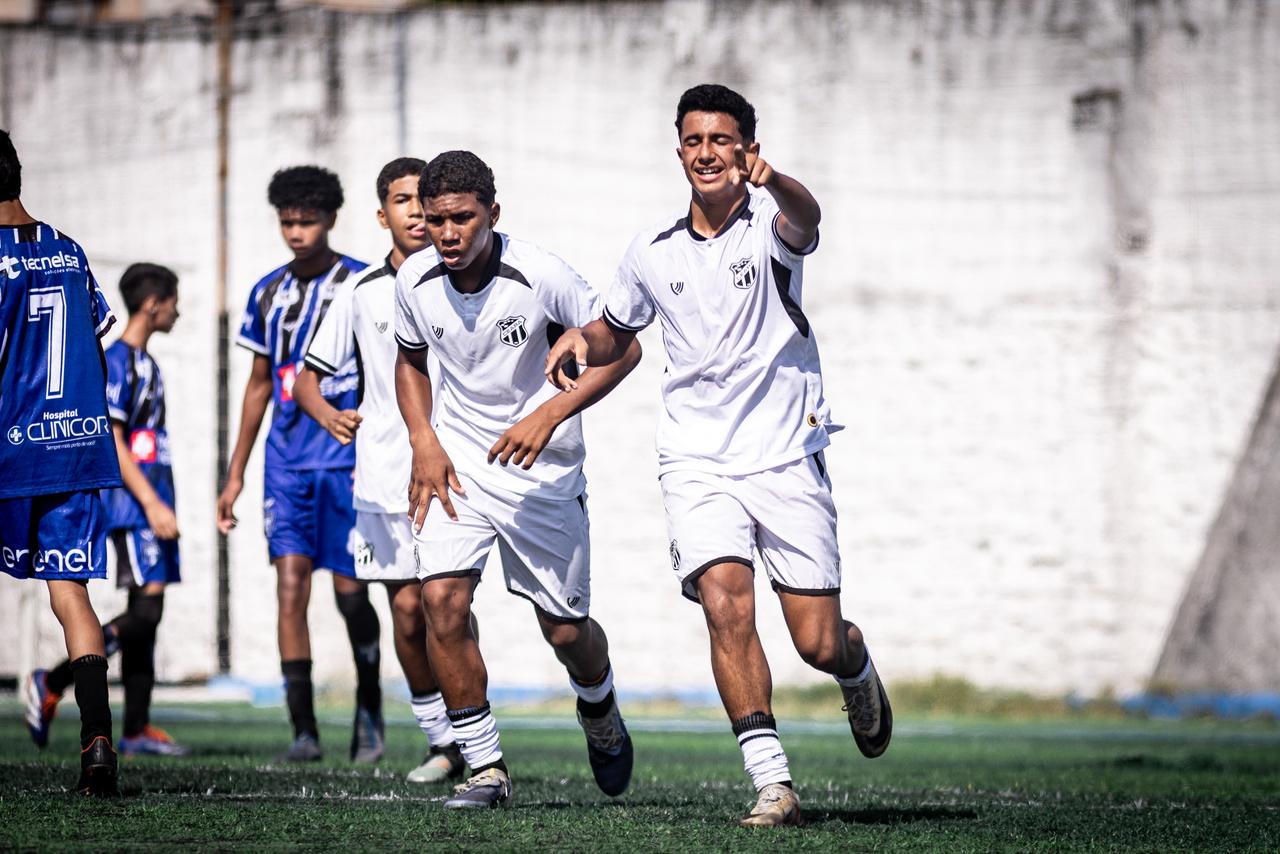Sub-13: Ceará vence o Tirol por 2 a 0 pelo Campeonato Cearense