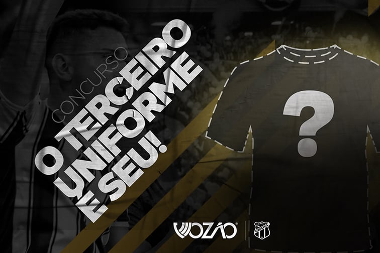 Torcedores têm até sexta-feira, 31/01, para enviar seus modelos para o concurso do terceiro uniforme do Vozão