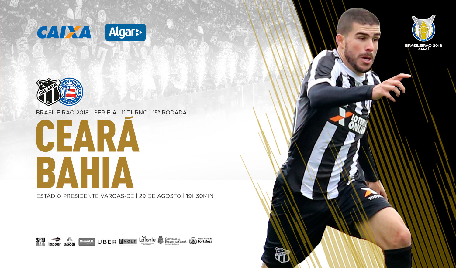 Em clássico regional, Ceará e Bahia se enfrentam hoje no Presidente Vargas