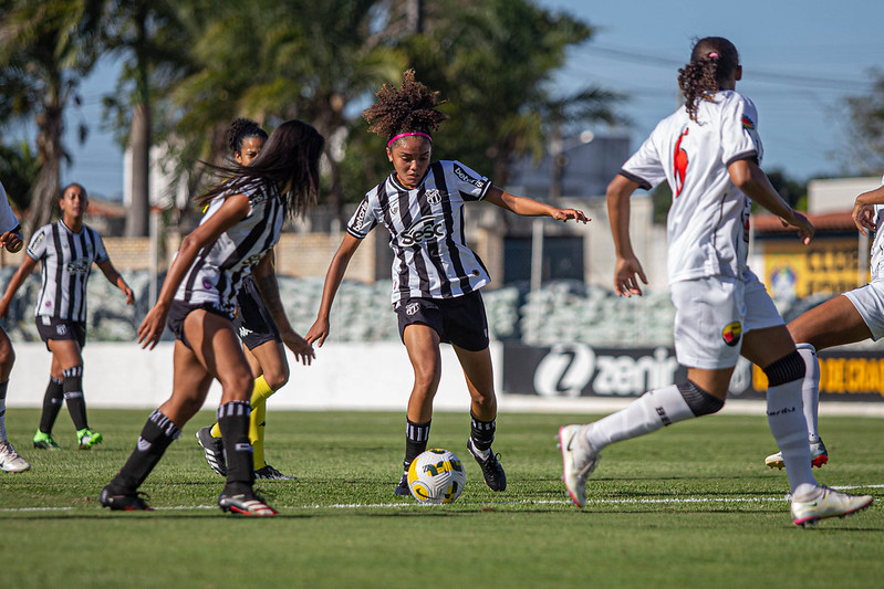 Fut. Feminino: Diante do Botafogo/PB, Ceará entrou em campo com cinco atletas formadas em suas categorias de base