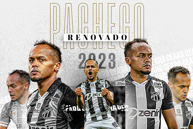 Bruno Pacheco renova contrato com o Ceará até o final de 2023