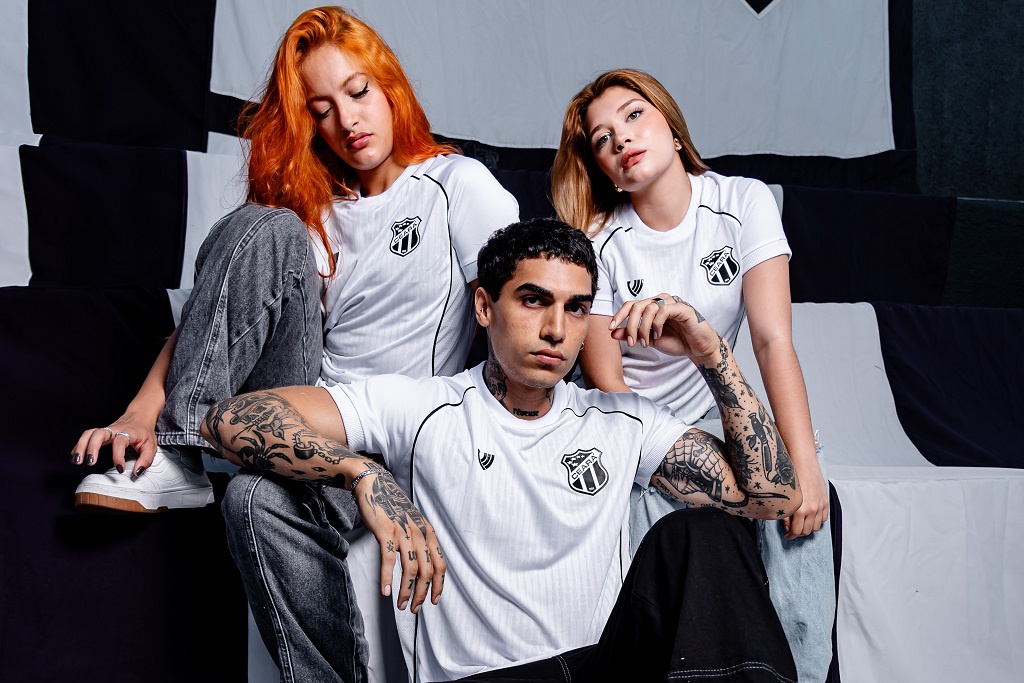 Vozão: Com referência à vibração da torcida alvinegra na camisa, Ceará lança uniforme 2 da temporada 2026