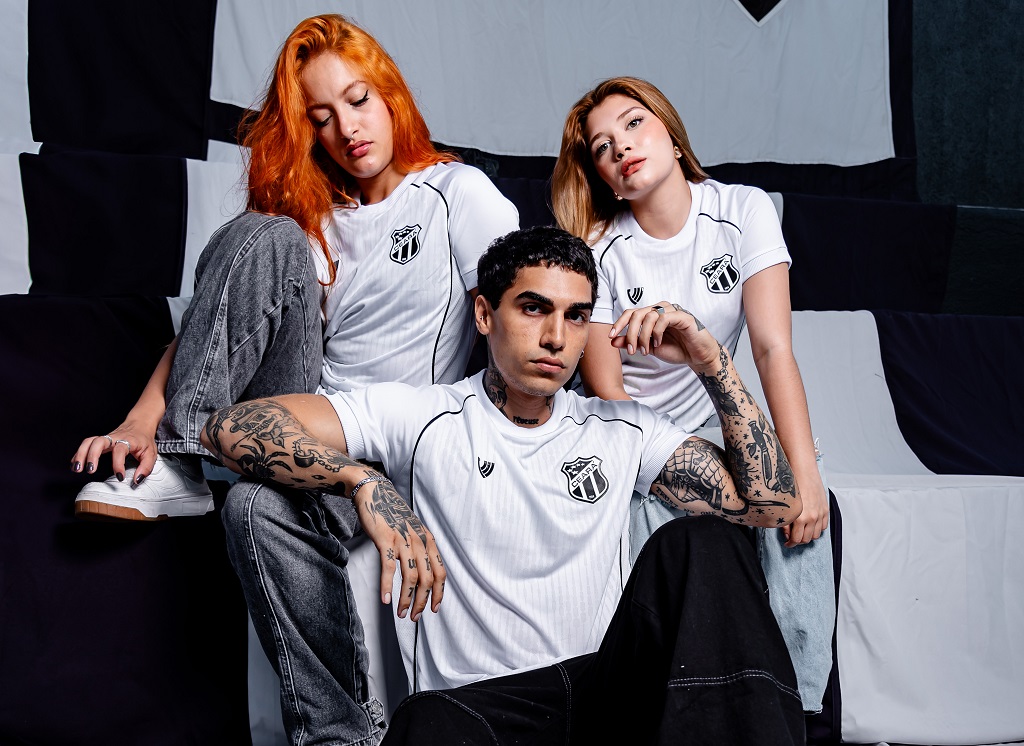 Vozão: Fazendo referência à vibração da torcida alvinegra, Ceará lança uniforme 2 da temporada 2026