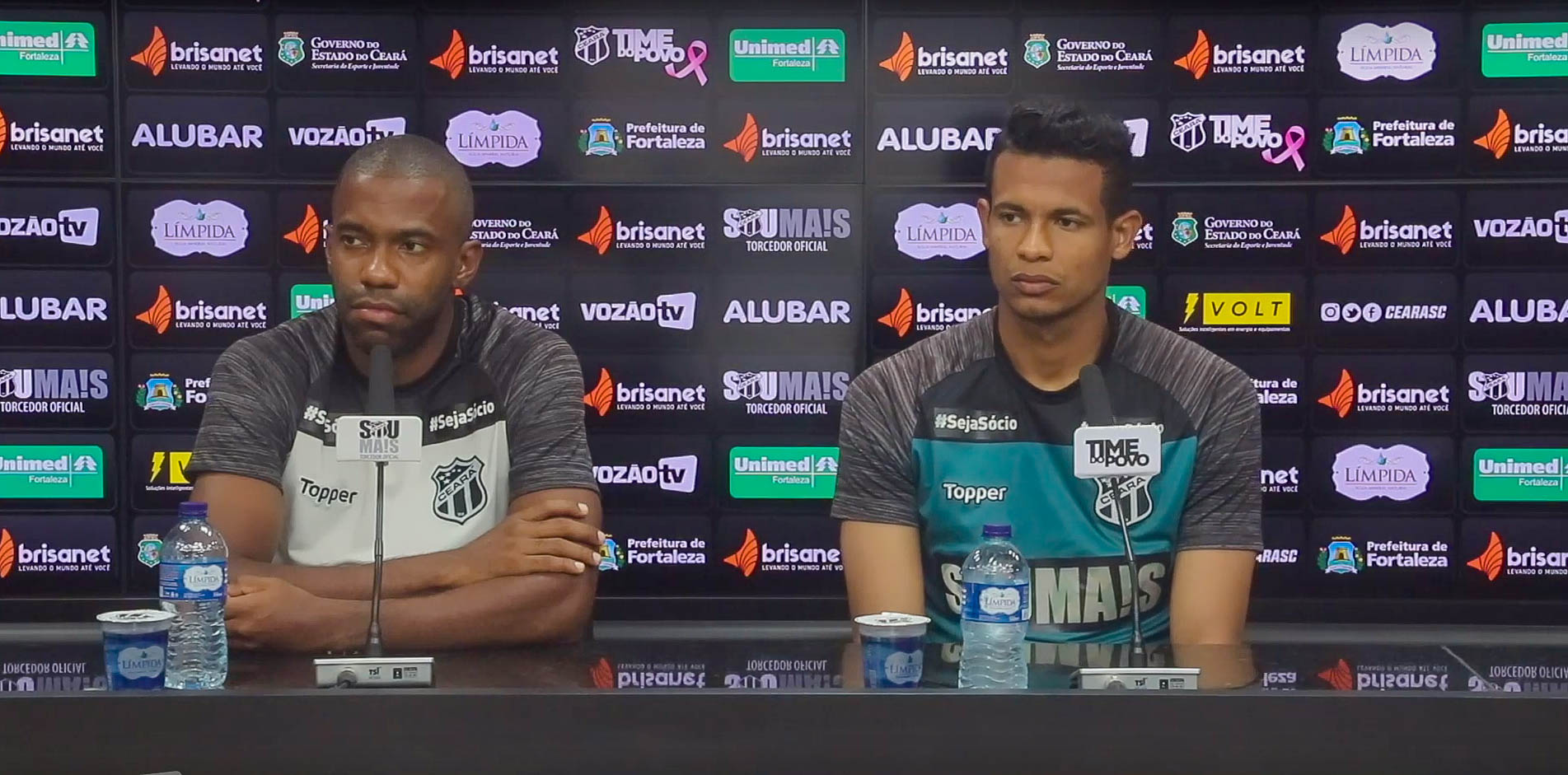 Fabinho e Diogo Silva falam sobre importância de voltar a vencer contra o Goiás