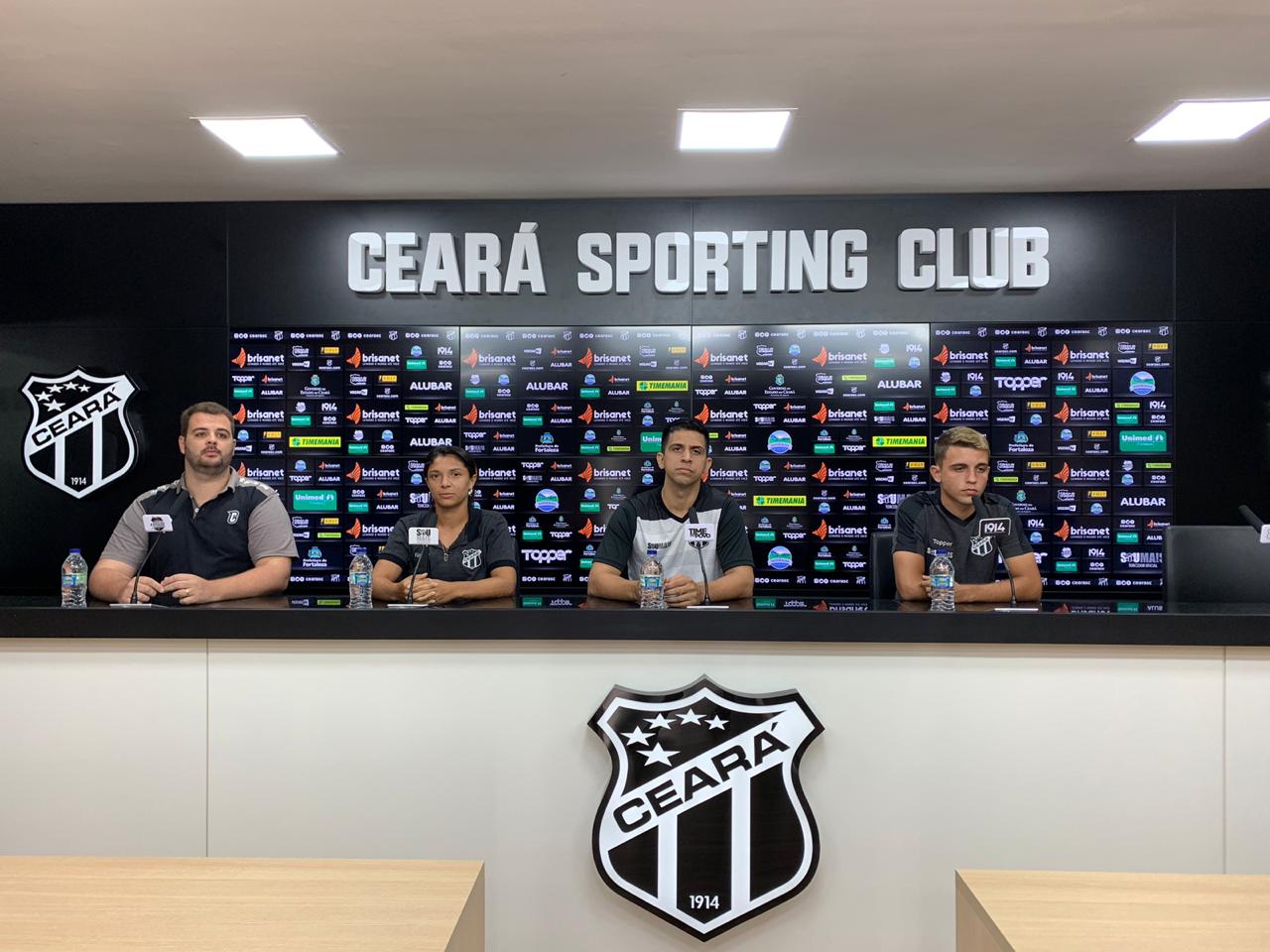 Representantes de quatro modalidades do Alvinegro falam em entrevista coletiva 