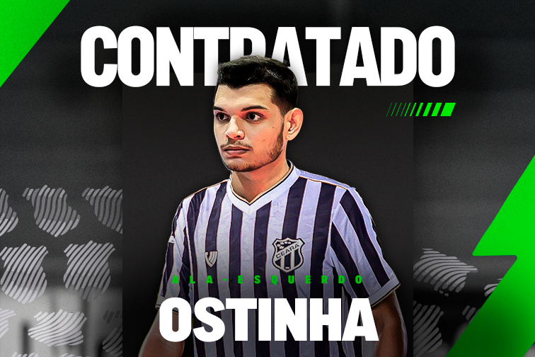 Futsal: Ostinha e João Vitor reforçarão o Ceará na próxima temporada