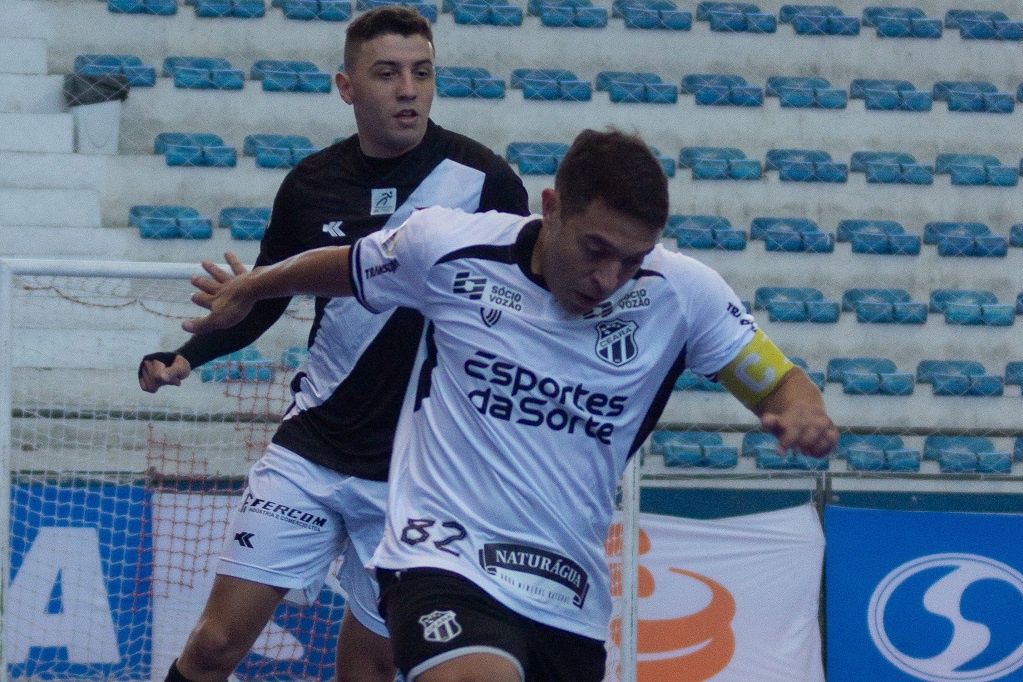 Futsal: No primeiro jogo das oitavas de final do Campeonato Brasileiro, Ceará empata em 1 x 1 com o Vasco