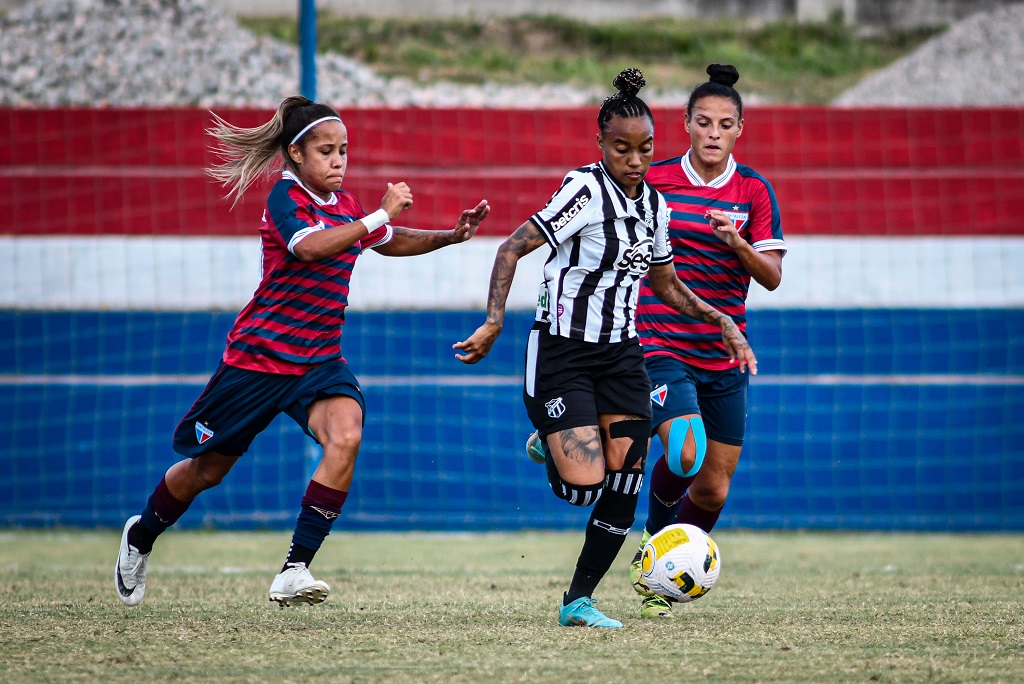 Fut. Feminino: Ceará é superior e empata o Clássico-Rainha por 2x2