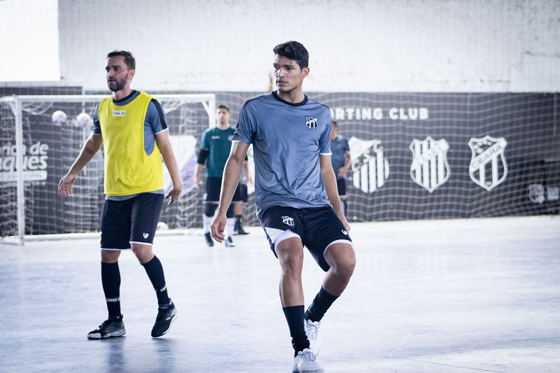 Futsal: Ceará treina em Porangabuçu visando o jogo contra o Tigres da Vila