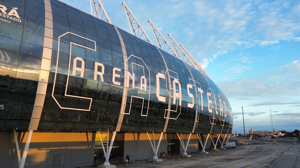 Para trabalho no estádio, imprensa credenciada para partidas na Arena Castelão precisará realizar o cadastro da biometria facial