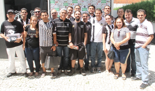 Promoção levou torcedores oficiais para conversarem com presidente Evandro Leitão