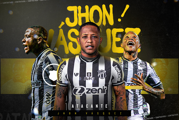 Colombiano Jhon Vásquez é o novo atacante do Vozão