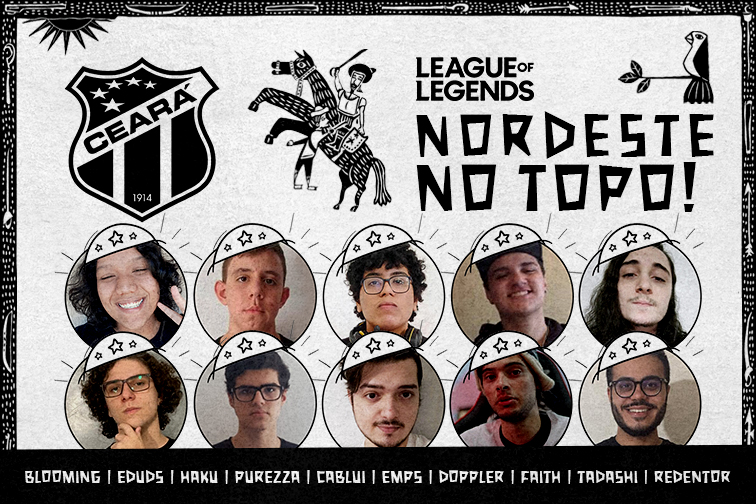 eSports: Com top 1 da SoloQ, Ceará anuncia line de League of Legends
