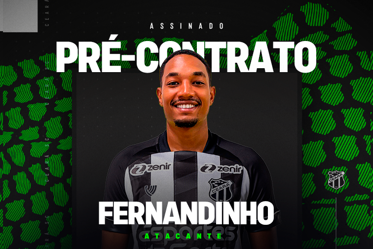 Contratação: Fernandinho é o terceiro reforço do Ceará para a próxima temporada