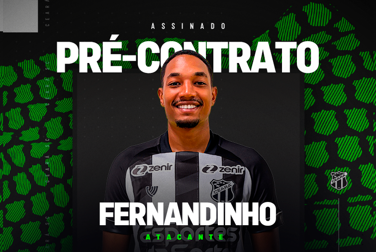 Contratação: Fernandinho é o terceiro reforço do Ceará para a próxima temporada