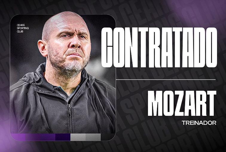 Mozart é o novo treinador do Ceará e comandará o Time do Povo em 2026