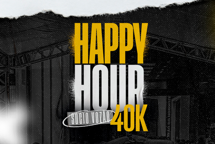 Sócio Vozão 40K: Tarde desta 6ª feira contará com música ao vivo e chopp liberado*