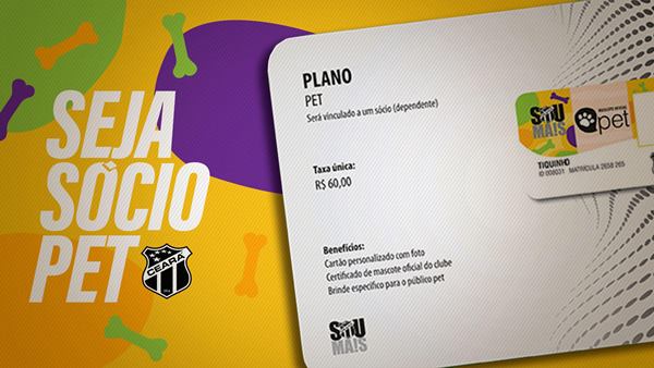 Ceará tem um plano de sócio torcedor especial para seu animal de estimação
