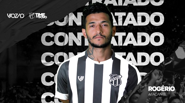 Ceará acerta a contratação do atacante Rogério
