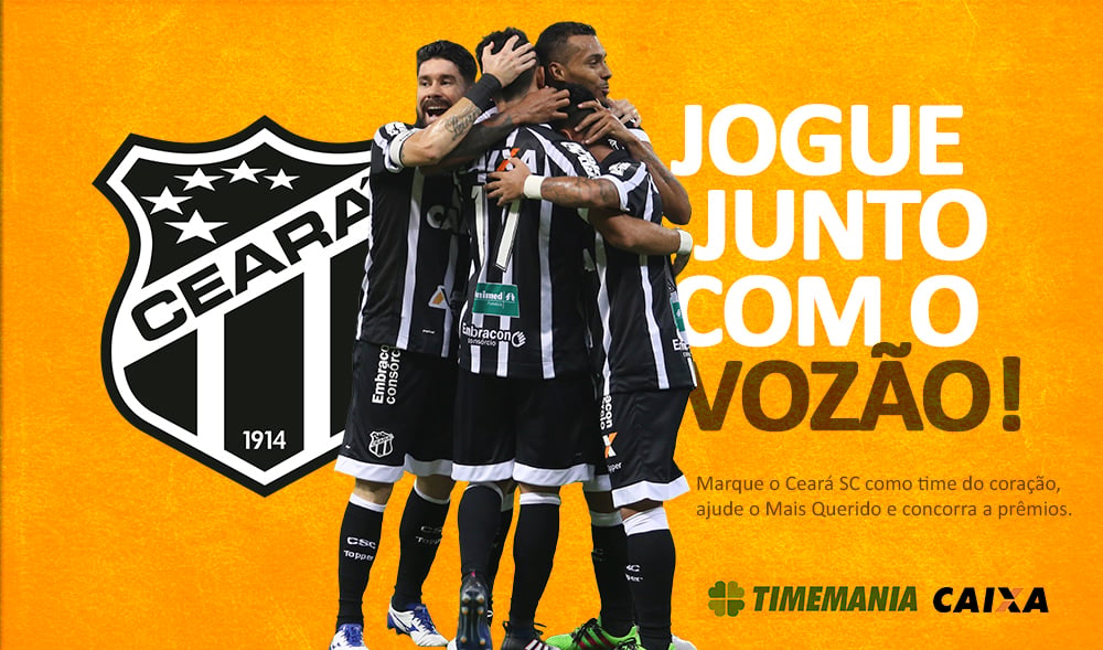 Aposte na Timemania e contribua com o crescimento do Ceará