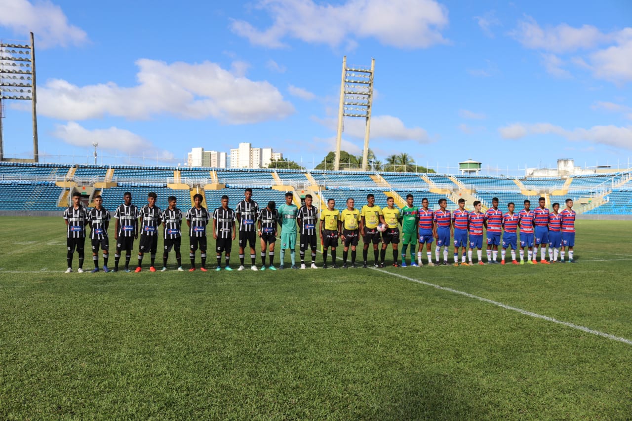 Sub-15: Ceará e Fortaleza voltam a se enfrentar na manhã deste sábado pelo estadual